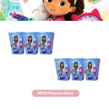 New Gabby Cat Birthday Party Decorations Gabbys Dollhouse Cup Plate Balloons Happy Banner Supplies for Kids Favors Girl Gifts