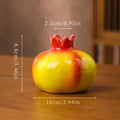 Orange Lemon Vase Fruit Shaped Desktop Decorations Ceramic Vase Flower Arrangement Hydroponic Plants Flower Pot Ornament Crafts