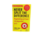 Never Split The Difference By Chris Voss Books In English for Adults Negotiations Emotional Intelligence New Listing Libros
