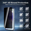 3Pcs Privacy Tempered Glass For Samsung Galaxy A25 A70 A72 M62 F62 A10 A71 5G Full Cover Screen Protector
