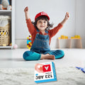 Different types of Spanish learning cards for children to improve their cognitive abilities  back to school