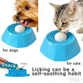 Best-selling new pet food puzzle toy fun licking slow feeder dog bowl non-slip spherical dog licker universal for cats and dogs