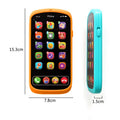 Children Touch Screen Phone Toy Simulation Mobile Cellphone English Learning Machine With Light Boys Girls Early Education Toys