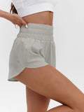 2025 New European and American Women's Shorts High Waist Elastic Loose Quick-drying Sports Casual Shorts Breathable Pants
