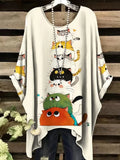 Cute Cat Pattern T Shirt for Women Animal 3D Printed Short Sleeves Summer Fashion Crew Neck Tops Girl Tees Streetwear T-Shirts