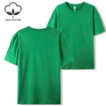 20 Colors Solid Color Summer Soft 100% Cotton Womens T-Shirts Y2K Loose Clothes Fashion Tee Tops Street Multicolor Short Sleeve
