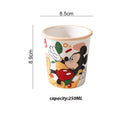 Mickey Series Aesthetic Ceramic Ice Cream Bowl - Creative & Unique Home Dessert Cup for Girls and Kids