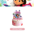 New Gabby Cat Birthday Party Decorations Gabbys Dollhouse Cup Plate Balloons Happy Banner Supplies for Kids Favors Girl Gifts