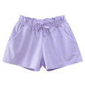 Shorts for Girls Summer Kids Children Cotton Pants Blank Solid Baby Casual Young Girl’s Clothing Plain Trousers 1-10 Years