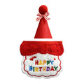 Pet Cat Dog Birthday Outfit - Birthday Hat and Bib Set,Cute Birthday Scarf Bib & Party Hat Adjustable Pet Birthday Supplies