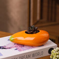 Orange Lemon Vase Fruit Shaped Desktop Decorations Ceramic Vase Flower Arrangement Hydroponic Plants Flower Pot Ornament Crafts