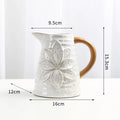 Contrast color with handle ceramic vase American country retro home desktop hydroponic flower decoration