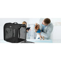 Wakytu two-in-one foldable cat center Transport box. Cat car transportation. Two cat and dog double pet transportation bags