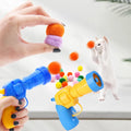 10-100pcs Cat Plush Ball Shooting Gun Funny Cat Toys Interactive Launch Training Toy For Pet Kitten Creative Mini Shooting Games