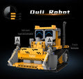 Digital display 5-in-1 transformable robot model assembly, remote control robot building blocks toy, children's toy gift