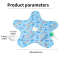 Smart Hide and Seek Cat Toy Electric Thermal Sensing Cat Catch Cover Real Mouse Squeaky Touch Activated Feather Teaser Wand