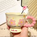 High-value birthday gifts for girls, tulip ceramic cups, gift boxes, flower mugs