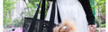 Summer Portable Breathable Pet Carrier Bag - Shoulder Handbag for Small Dogs and Cats Fashion Classic Black White Puppy Carriers