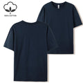 20 Colors Solid Color Summer Soft 100% Cotton Womens T-Shirts Y2K Loose Clothes Fashion Tee Tops Street Multicolor Short Sleeve