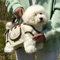 Cat bag dog bag outdoor portable breathable pet traction backpack hand carry diagonal span out lightweight travel strap artifact