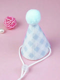 Pet Birthday Bib and Party Hat Cat Puppy Lace Saliva Towel Mini Doggy Bandana Scarf Dog Birthday Dress Up Supplies