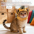 1PC Cute Tiger Fruit Cat Plush Hat Cat Puppy Cosplay Costume Pet Accessories Adjustable Comfortable Warm Headdress Pet Headwear