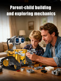 Digital display 5-in-1 transformable robot model assembly, remote control robot building blocks toy, children's toy gift