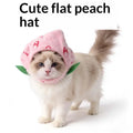 1PC Cute Tiger Fruit Cat Plush Hat Cat Puppy Cosplay Costume Pet Accessories Adjustable Comfortable Warm Headdress Pet Headwear