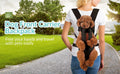 Pet Carrier Backpack for Dogs Cat Thickened Sponge Pet Front Dog Carrier Backpacks Portable Puppy Transportation Dog Bags