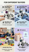 2026 RC Robot Dog Stunt Electronic Voice Command Touch Sensing Music Toy for Kids Boys Girls Children Gift Interactive Pet Robot