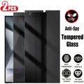 2Pcs Privacy Tempered Glass Screen Protector for Samsung Galaxy S21 S22 S23 Plus FE S24 S25 Ultra Plus S24 S23 FE Glass