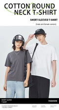 20 Colors Solid Color Summer Soft 100% Cotton Womens T-Shirts Y2K Loose Clothes Fashion Tee Tops Street Multicolor Short Sleeve