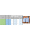 Casual Striped Shorts Women y2k Clothing Drawstring Elastic Waist Loose Fit Wide Leg Bottoms 2000s Aesthetic Streetwear