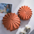 Red Ceramic Vases With A Sense of Luxury And High Aesthetic Value. Creative Nordic High-end Decoration