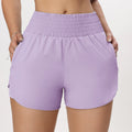 Women's Quick Dry Shorts Lining with Zip Pocket High Waisted Comfortable Shorts Sportswear