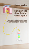 Cat toys, self-entertainment, boredom relief, energy burning, mouse teaser sticks, cat exercise, electric automatic teaser balls