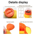 Interactive Cat Feeder Toy, Interactive Cat Toy - No Battery Needed, Manual Press Food Dispenser for All Cats, Duck Design