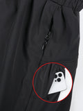 Women High Waisted Athletic Shorts Running Shorts with Zipper Pockets Elastic Workout Shorts for Yoga Breathable Sports Shorts