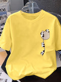 2026 Fashion New Design - Women's Round-neck Panda Print Fashion Short-Sleeved Summer Casual T-shirt women clothes