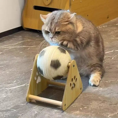 New Interactive Sisal Cat Scratching Ball Wear-Resistant Scratching Supplies Ferris Wheel Vertical Scratching Cat Ball Pet Toy