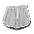 Women Striped Casual Shorts Korean Harajuku Loose All Match Sports Shorts Summer Fashion Simple Yoga Thin Mini Shorts Female