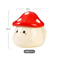 Mushroom Ceramic Mug with Lid Creative Couple's Cup Latte Mug Milk Cup Oat Cup Breakfast Cups Home Drinking Cups Tea Cups