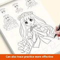 Anime Character Line Art Drawing Book for Beginners – 48 Pages of Simple Hand-Drawn Outlines for Tracing & Practice