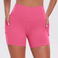 1PCS Women Shorts with Pockets Tummy Control Butt Lifting Cycling Tights Stretchy Slim Sports Shorts Summer Casual Wear