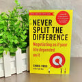 Never Split The Difference By Chris Voss Books In English for Adults Negotiations Emotional Intelligence New Listing Libros