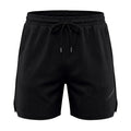 Men's new breathable mesh quick-drying sports shorts with a drawstring waistband, suitable for casual and fashionable sports wea