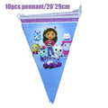 Gabby Dollhouse Birthday Party Supplies Plates Cups Tablecloth Napkins Gabby Cat Birthday Decoration Supply Kit Kids Party Favor