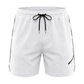 Men's new breathable mesh quick-drying sports shorts with a drawstring waistband, suitable for casual and fashionable sports wea