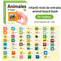 Different types of Spanish learning cards for children to improve their cognitive abilities  back to school