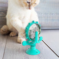 Puzzle Pet Slow Food Toy for Small Dogs Cats Interactive Cat Treat Leaking Toy Rotating Puppy  Food Treat Dispenser Pet Supplies